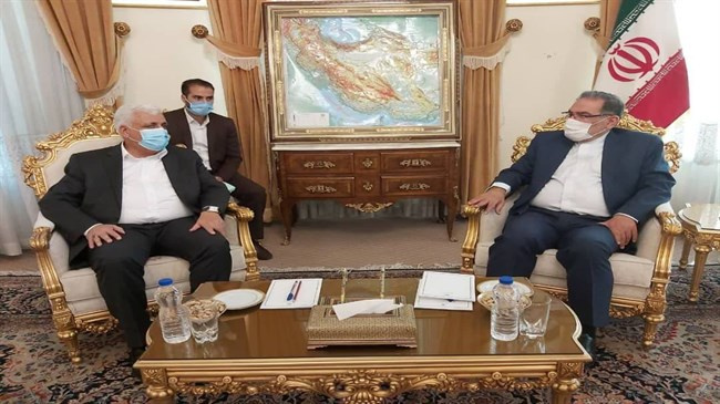 Shamkhani meets PMU chairman, heads of Palestinian resistance movements