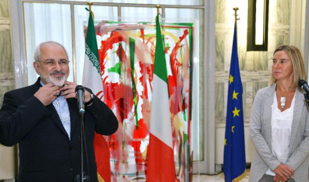 Zarif Meets with Mogherini