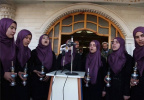 حمایت زنان هرات از کاندیداتوری عبدالرب رسول‌سیاف+تصاویر