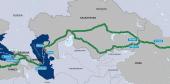 با انزوای روسیه، گرجستان و آذربایجان شاهد افزایش میزان حجم حمل و نقل کالا هستند