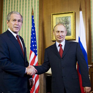 بوش و پوتین؛ آخرین شام دو رییس جمهور