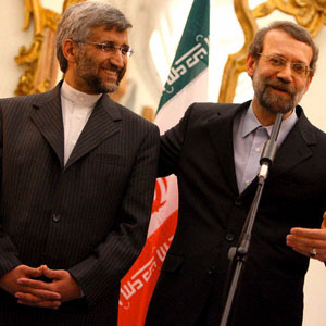 علی لاریجانی، سعید جلیلی، چهره های سال دیپلماسی ایرانی