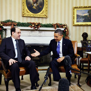 اوباما: بگو اسد برود، مالکی: نه هرگز