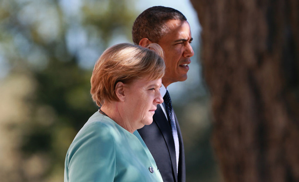 نمایش اوباما در حمایت از اروپا