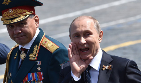 قدرت‌نمایی پوتین در میدان سرخ