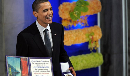 اوباما سزاوار جایزه صلح نوبل بود