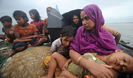 نقض حقوق بنیادین پناهجویان روهینگیا در دریا