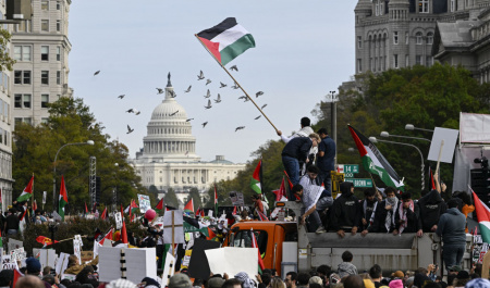 جوانان امریکا طرفدار حماس علیه اسرائیلند